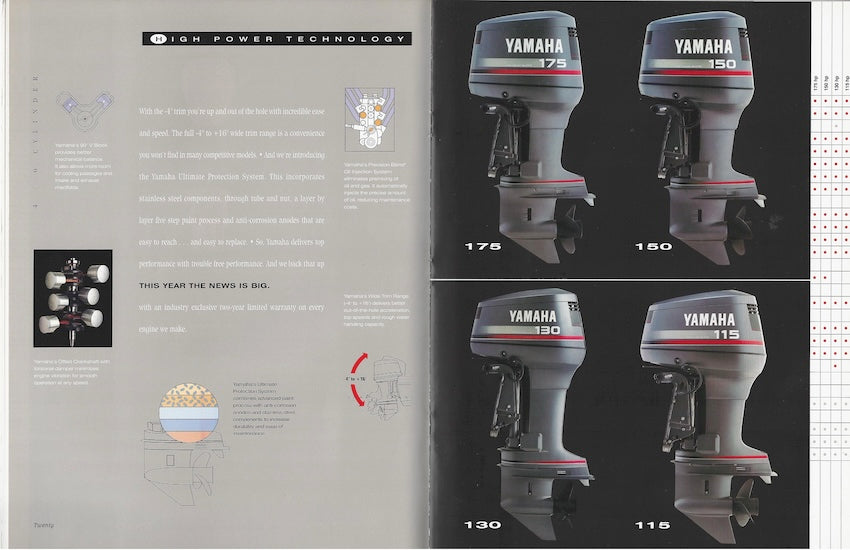 Yamaha 1994 Outboard Brochure