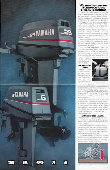 Yamaha 1991 Outboard Brochure