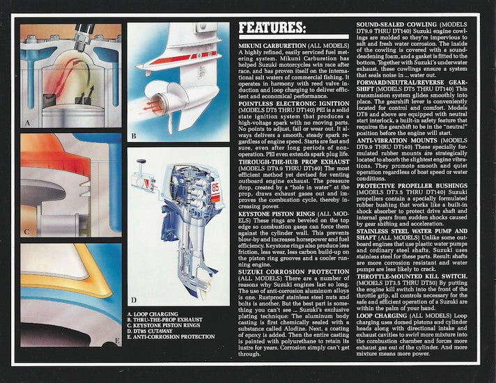Suzuki 1980 Outboard Brochure