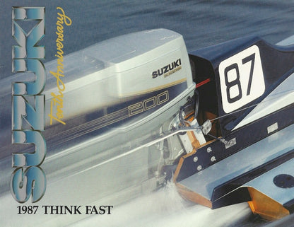 Suzuki 1987 Outboard Brochure