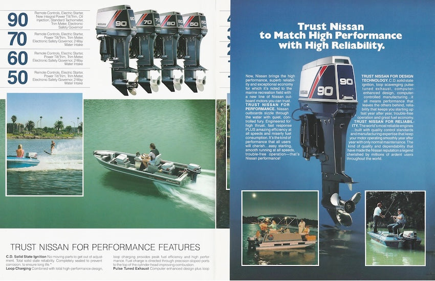 Nissan 1988 Outboard Brochure