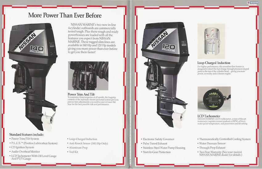 Nissan 1990s Outboard Brochure