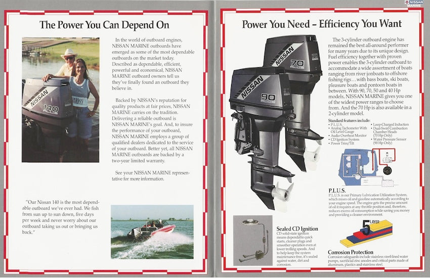Nissan 1990s Outboard Brochure