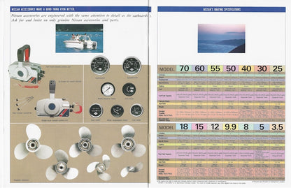 Nissan 1980s Outboard Brochure