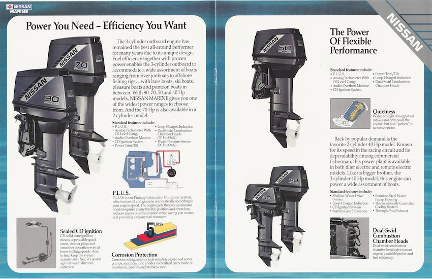 Nissan 1993 Outboard Brochure