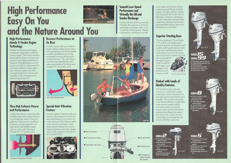 Honda 1994 Outboard Abbreviated Brochure