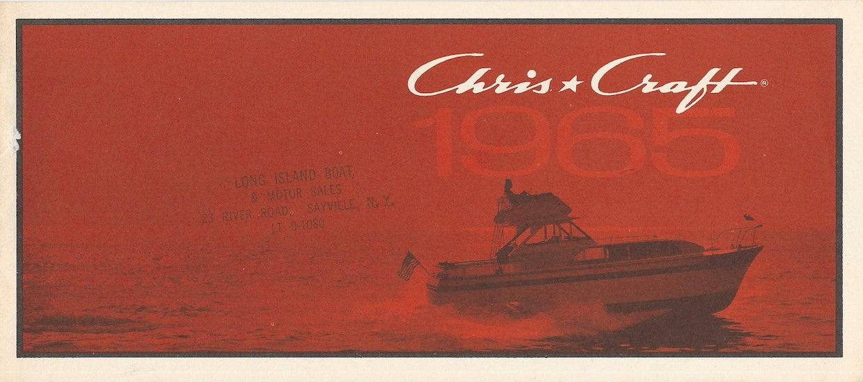 Chris Craft 1965 Constellation Mini Brochure