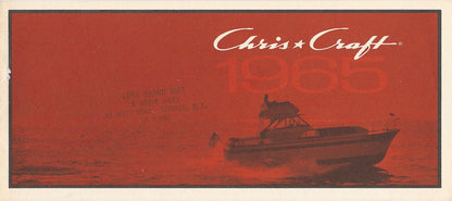 Chris Craft 1965 Constellation Mini Brochure