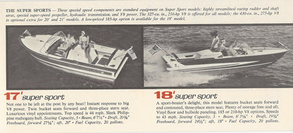 Chris Craft 1965 Constellation Mini Brochure