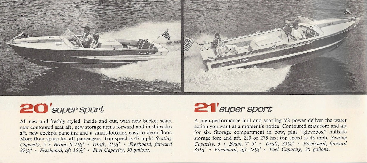 Chris Craft 1965 Constellation Mini Brochure
