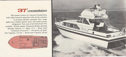 Chris Craft 1965 Constellation Mini Brochure