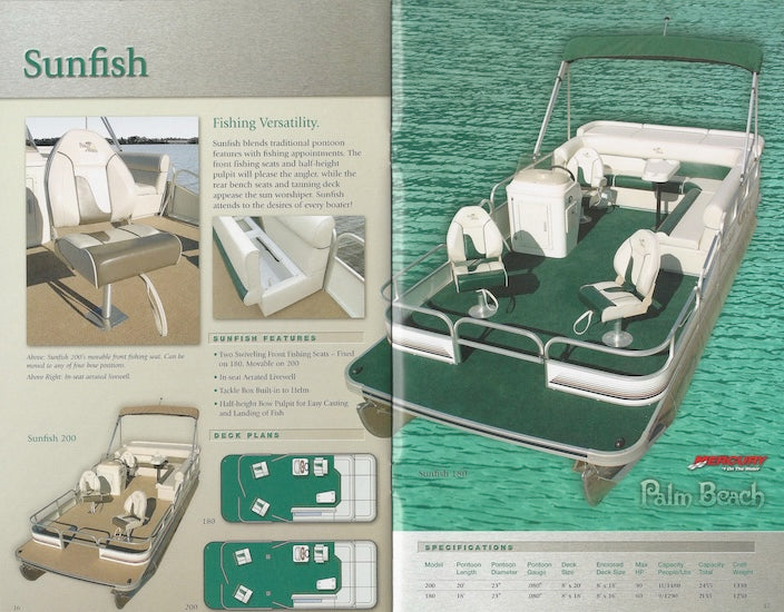 Palm Beach 2002 Pontoon Brochure