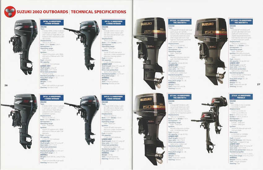 Suzuki 2002 Outboard Brochure