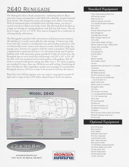 Glacier Bay 2670 Isle / Island Runner Brochure