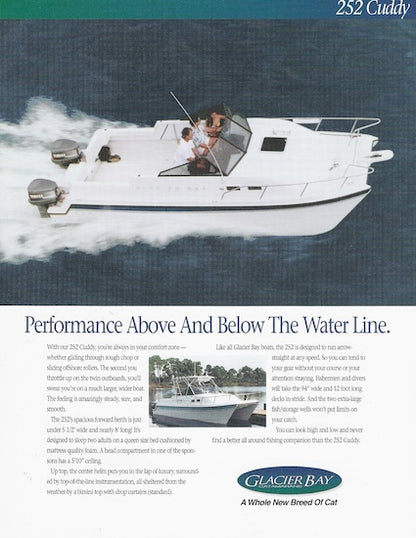 Glacier Bay 252 Cuddy Brochure