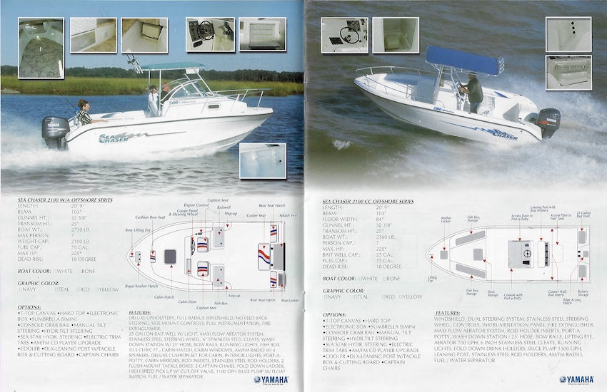Carolina Skiff 2002 Sea Chaser Brochure