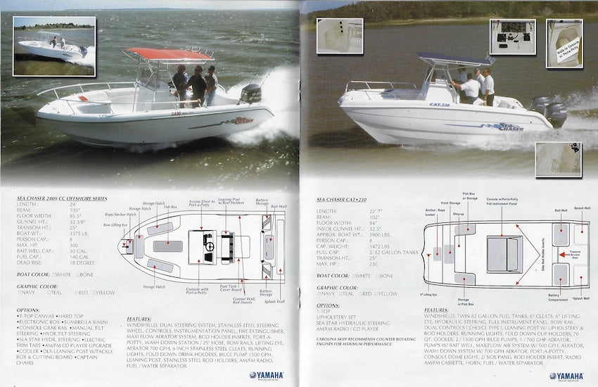 Carolina Skiff 2002 Sea Chaser Brochure