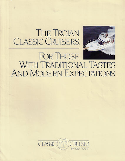 Trojan 1985 Classic Cruisers Brochure