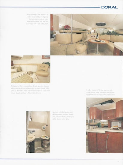 Doral 2002 Cruisers Brochure