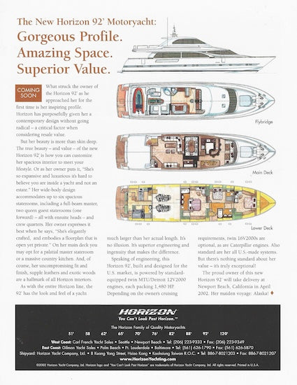Horizon New Horizon Spring 2002 Newsletter