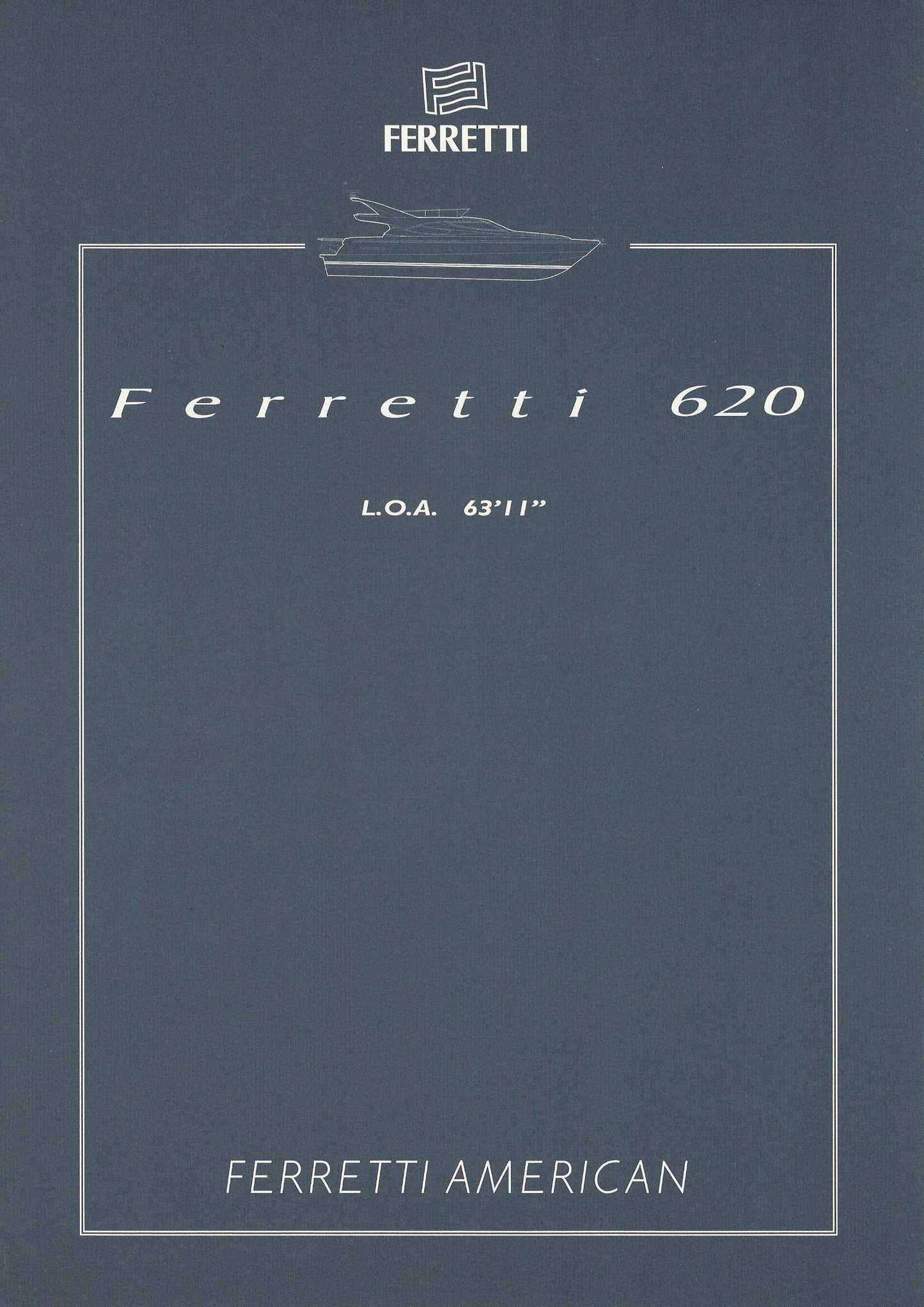 Ferretti 620 Specification Brochure