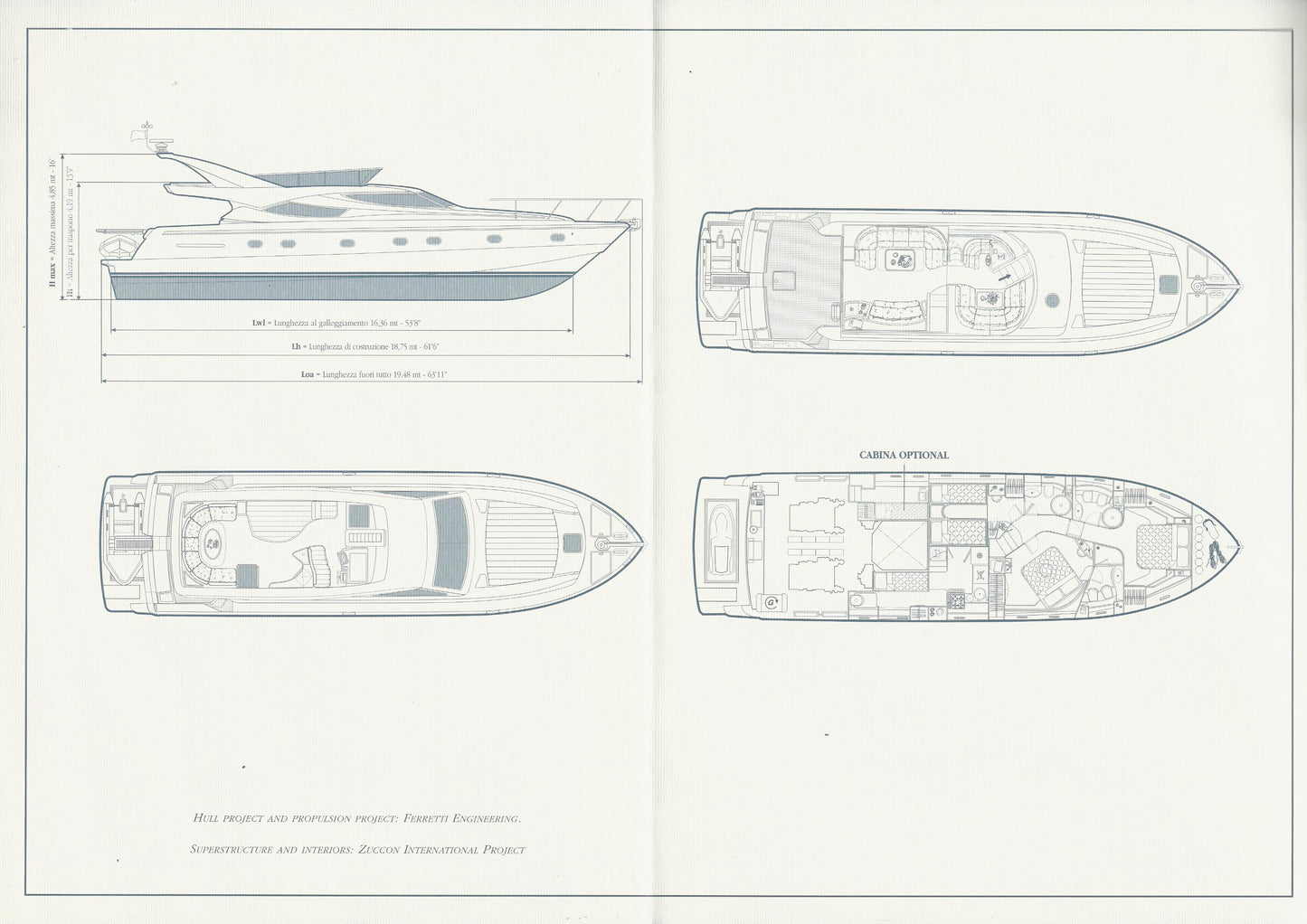 Ferretti 620 Specification Brochure