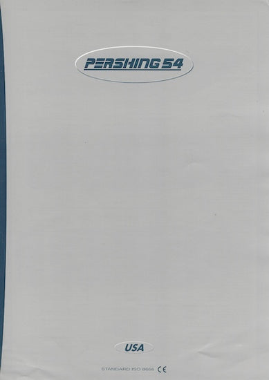Pershing 54 USA Specification Brochure