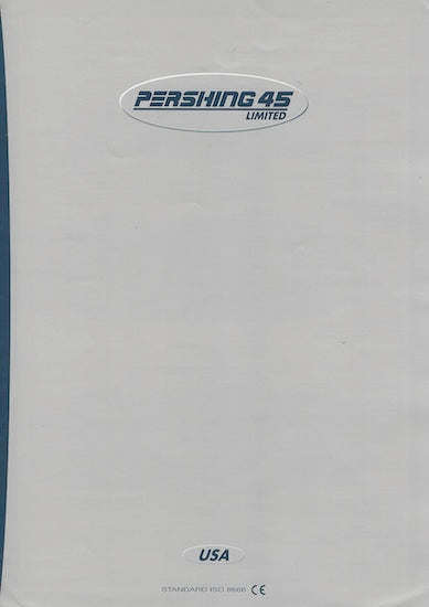 Pershing 45 Limited USA Specification Brochure