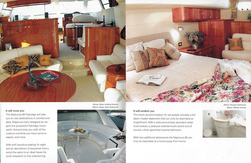 Neptunus 56 & 60 Flybridge Motor Yacht Brochure