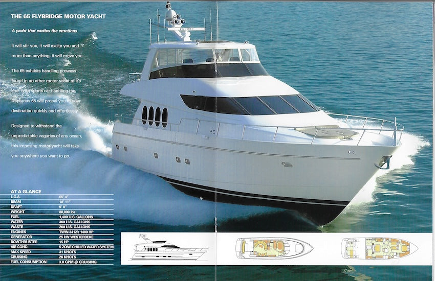 Neptunus 65 & 70 Flybridge Motor Yacht Brochure