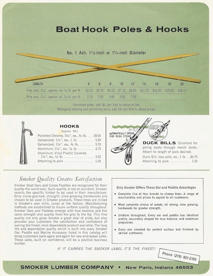 Smoker 1972 Marine Supplies Brochure