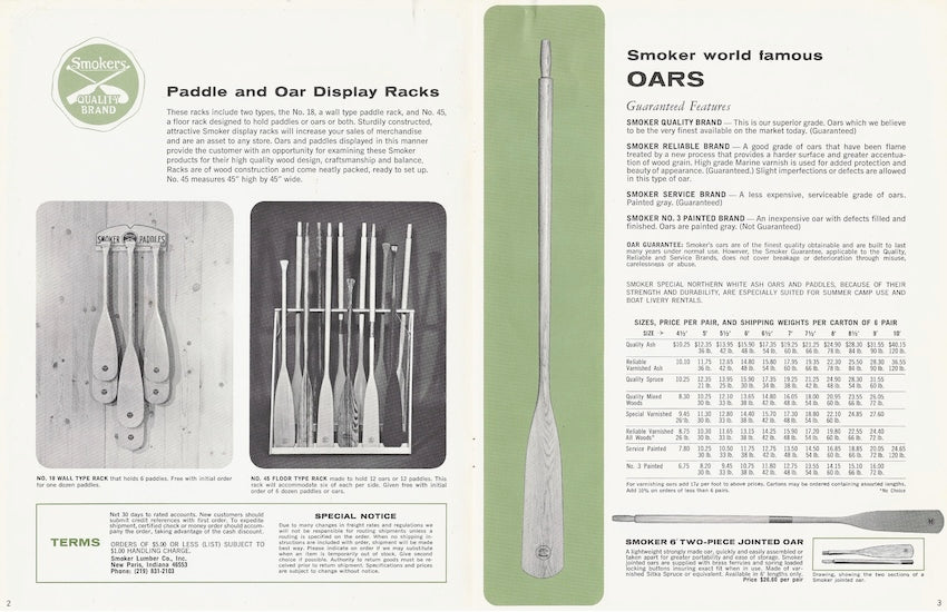Smoker 1972 Marine Supplies Brochure