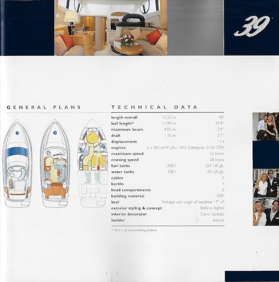 Azimut 2001 / 2002 Brochure