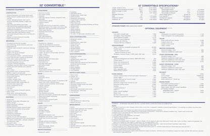 Viking 52 Convertible Specification Brochure