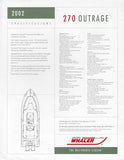 Boston Whaler 270 Outrage Brochure