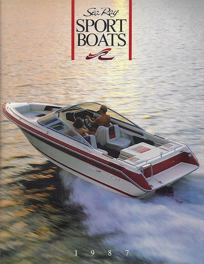 Sea Ray 1987 Sport Boats Brochure