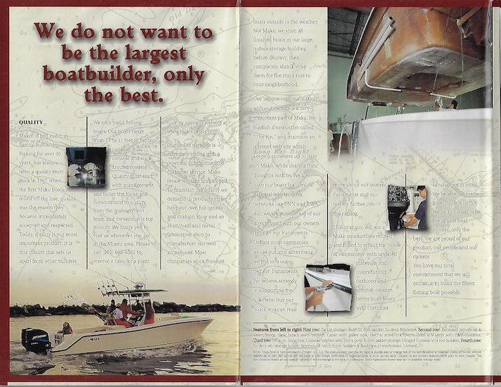 Mako 2002 Brochure