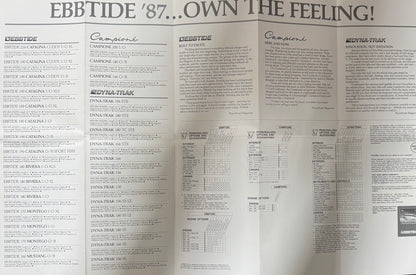 EbbtidE / Dyna-Trak 1987 Poster Brochure