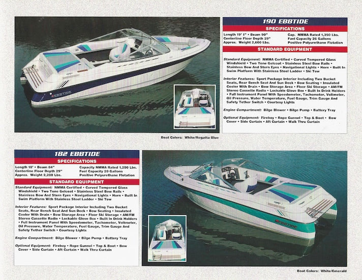 Ebbtide 1992 Brochure