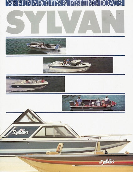 Sylvan 1986 Runabouts & Fishing Brochure