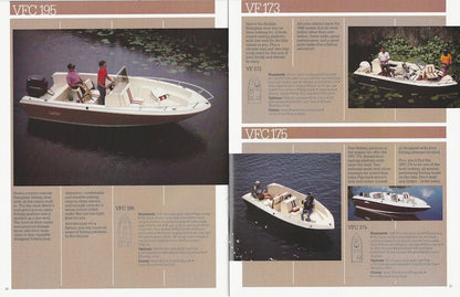 Sylvan 1986 Runabouts & Fishing Brochure