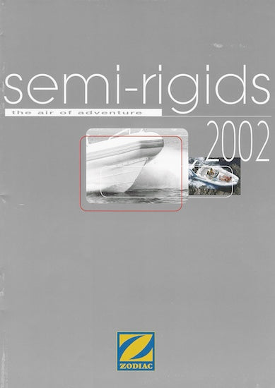 Zodiac 2002 Semi Rigid Brochure