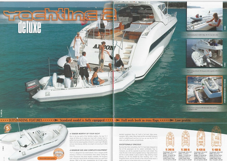Zodiac 2002 Semi Rigid Brochure