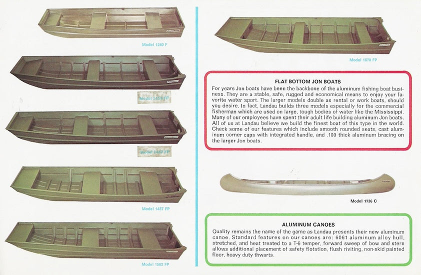 Landau 1976 Fishing Brochure