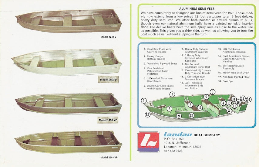 Landau 1976 Fishing Brochure