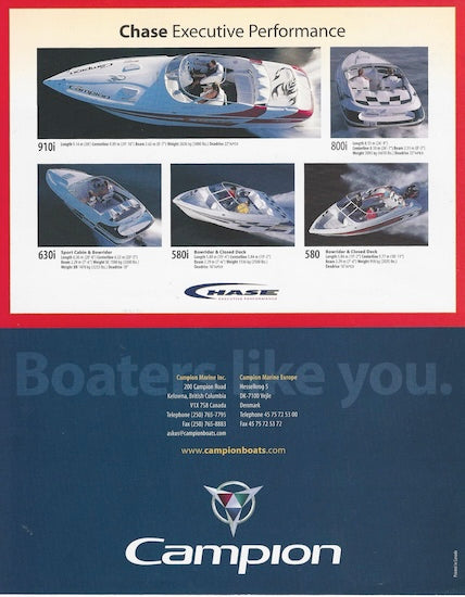 Campion 2002 Poster Brochure