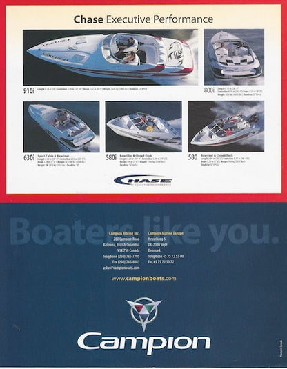 Campion 2002 Poster Brochure