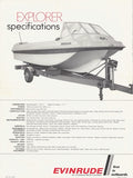 OMC Evinrude Explorer Boat Brochure