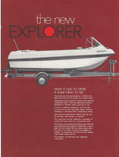 OMC Evinrude Explorer Boat Brochure