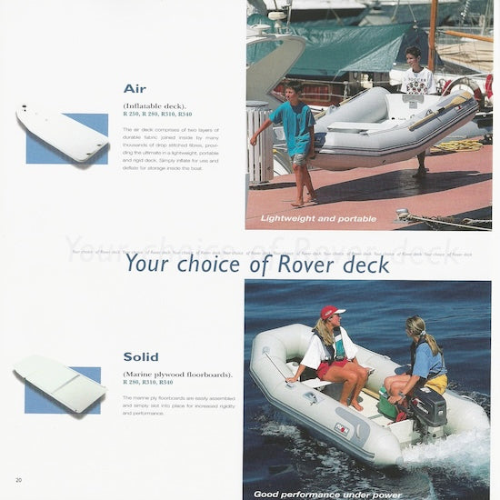 Avon 2002 Boats Brochure